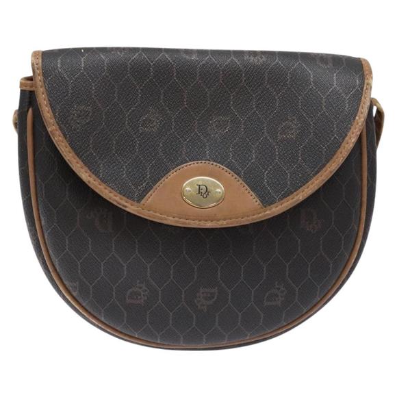 Dior Honeycomb Black CANVAS, LEATHER shoulder - Picture 1 of 10